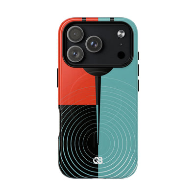 Teal Tough 2.0 Magsafe Phone Case for iPhone - Sonic Static Split