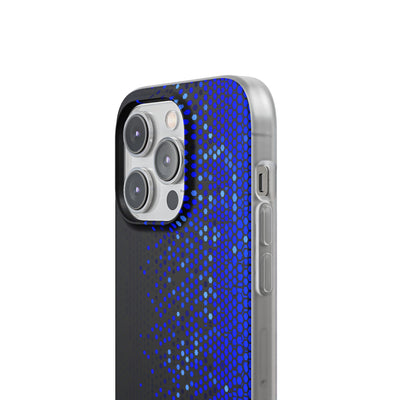 Cobalt Hex Dispersion · Lite Phone Case for iPhone ·  Blue