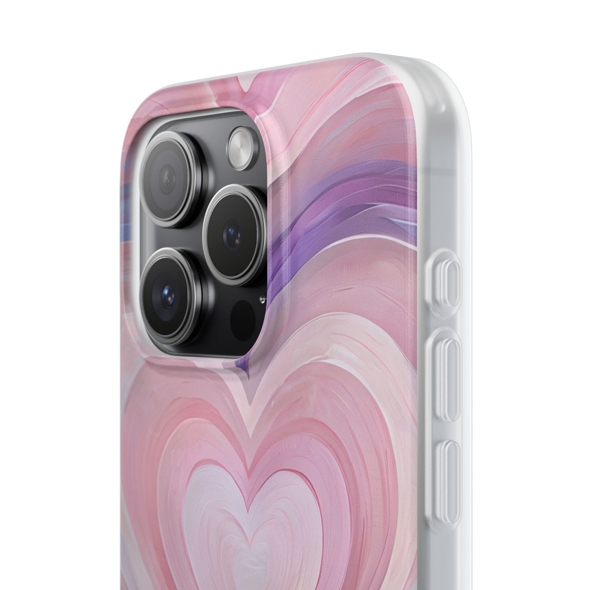 Strahlendes Heartbrush iPhone 15 Pro Case - Soft