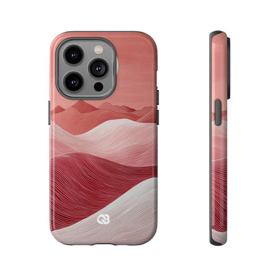 Crimson Dune Horizon · Tough Phone Case for iPhone