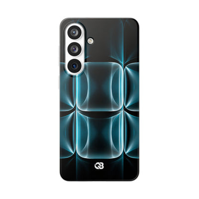 Translucent Cyber Grid · Lite Phone Case for Samsung · Teal