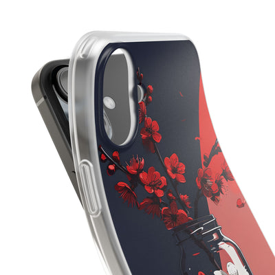 Crimson Blossom Jar · Soft Coque de téléphone pour iPhone