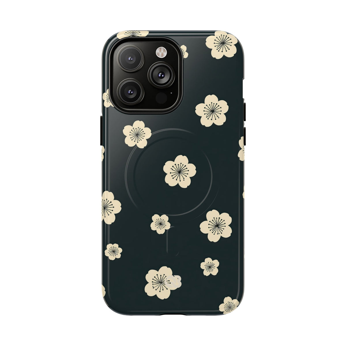 Midnight Sakura Bloom · Tough 2.0 Magnetic Phone Case for iPhone · Black