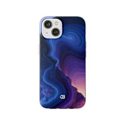 Radiant Strata · Lite Phone Case for iPhone ·  Blue