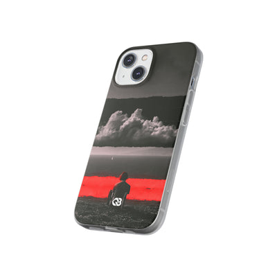 Crimson Horizon · Lite Phone Case for iPhone ·  Black