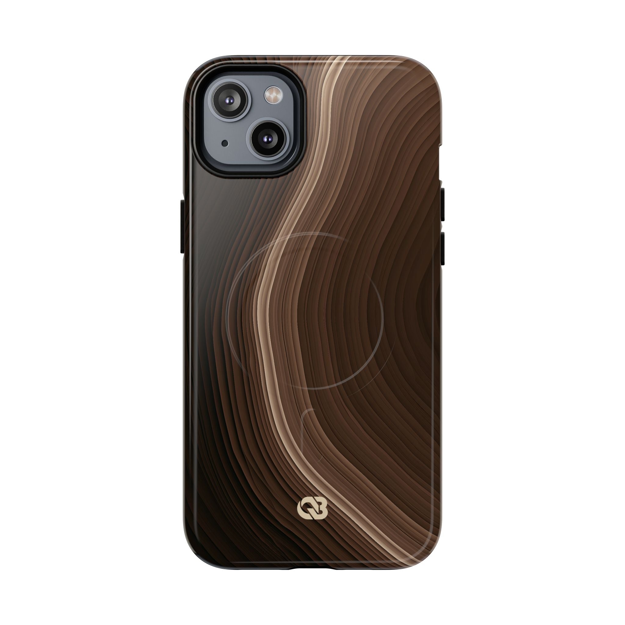 Brown Tough 2.0 Magsafe Phone Case for iPhone - Bronzed Canyon Relief