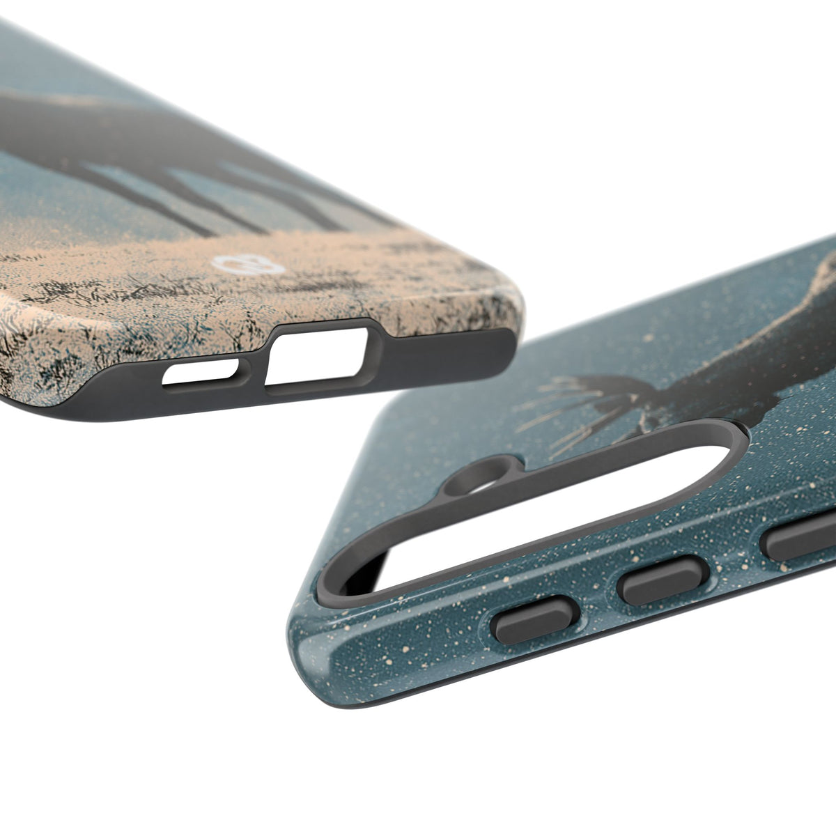 Nordic Boreal Moose · Tough Phone Case for Samsung · Blue