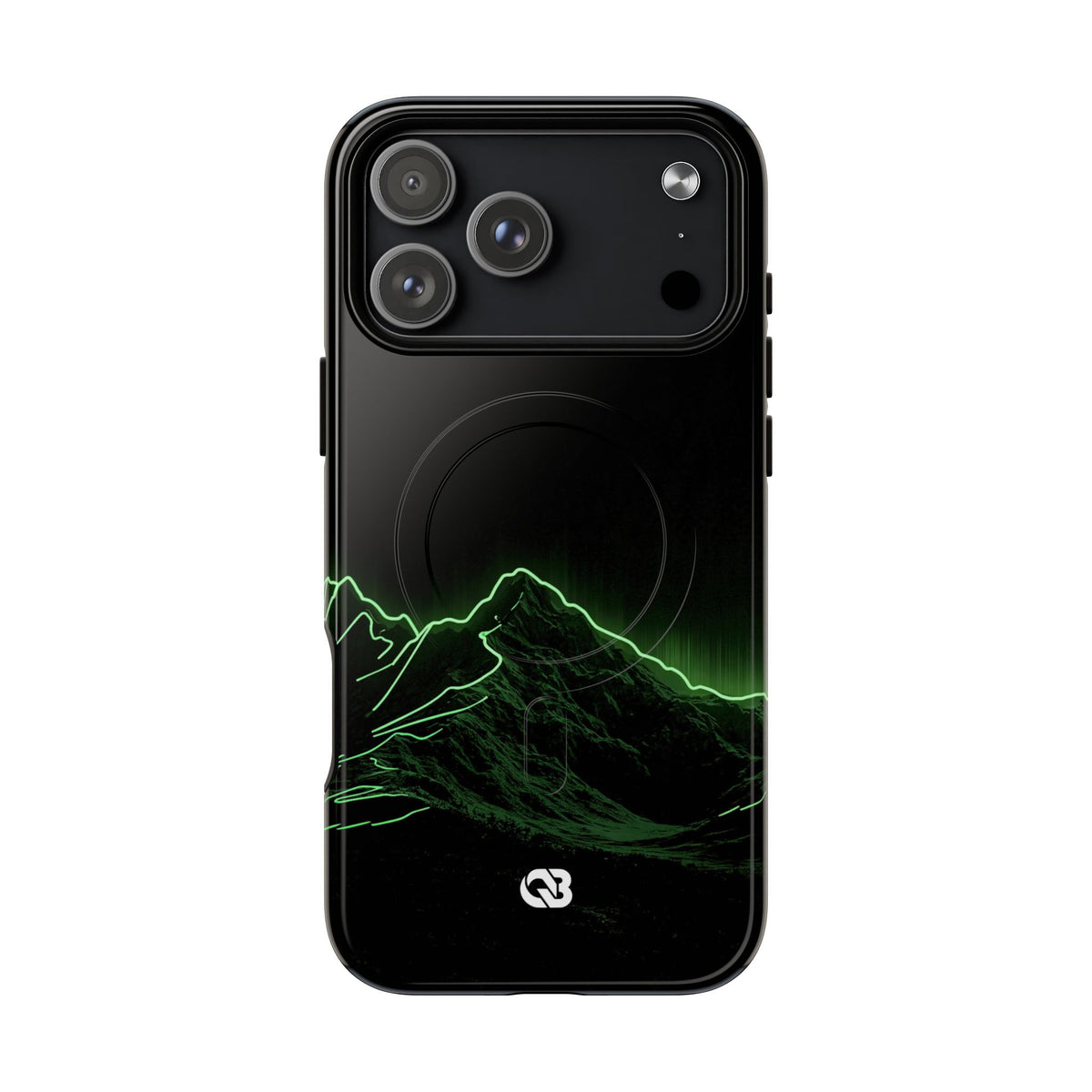 Nordic Mountain Contour · Tough 2.0 Magnetic Phone Case for iPhone · Black