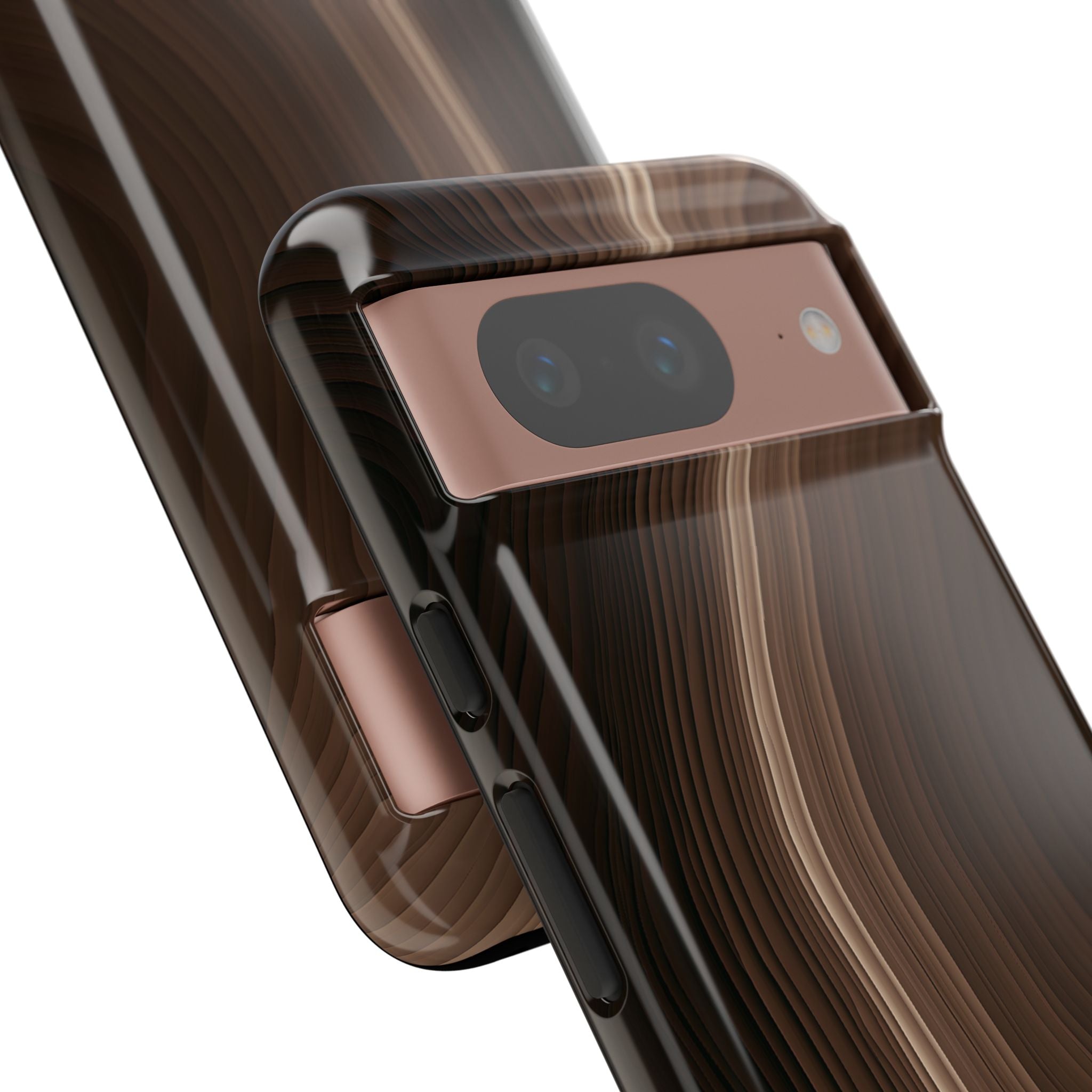 Brown Tough Phone Case for Google Pixel - Bronzed Canyon Relief