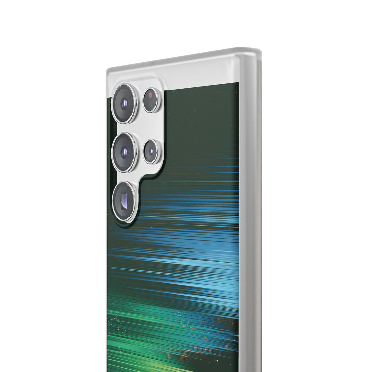 Digital Shoreline Drift · Lite Phone Case for Samsung · Teal