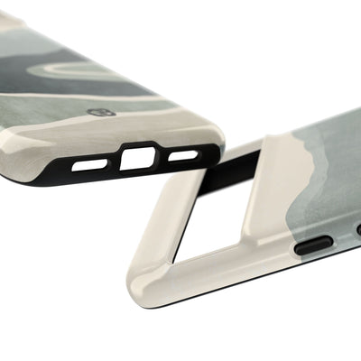 Green Tough Phone Case for Google Pixel - Misty Sage Valley