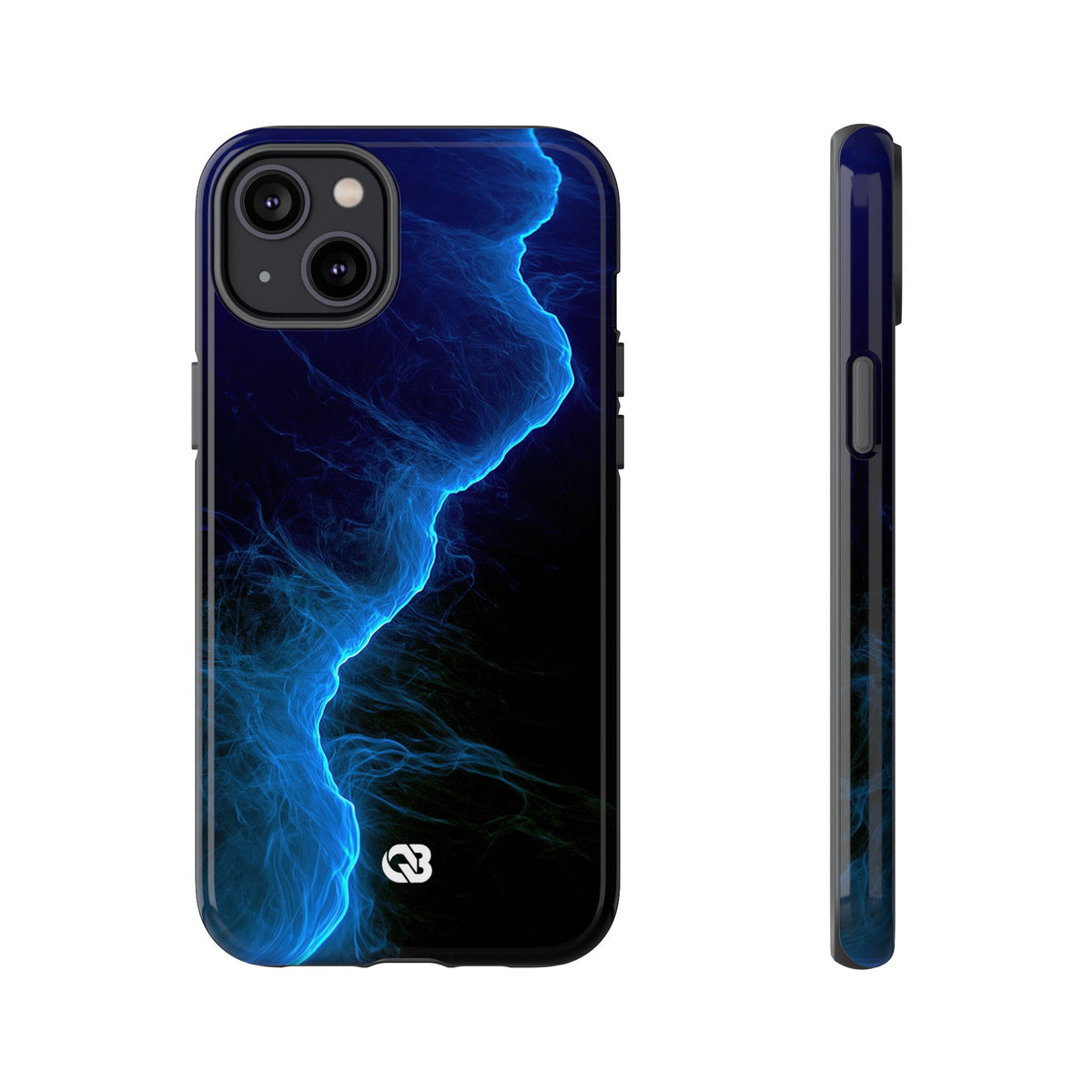 Electric Azure Drift · Tough Phone Case for iPhone · Blue