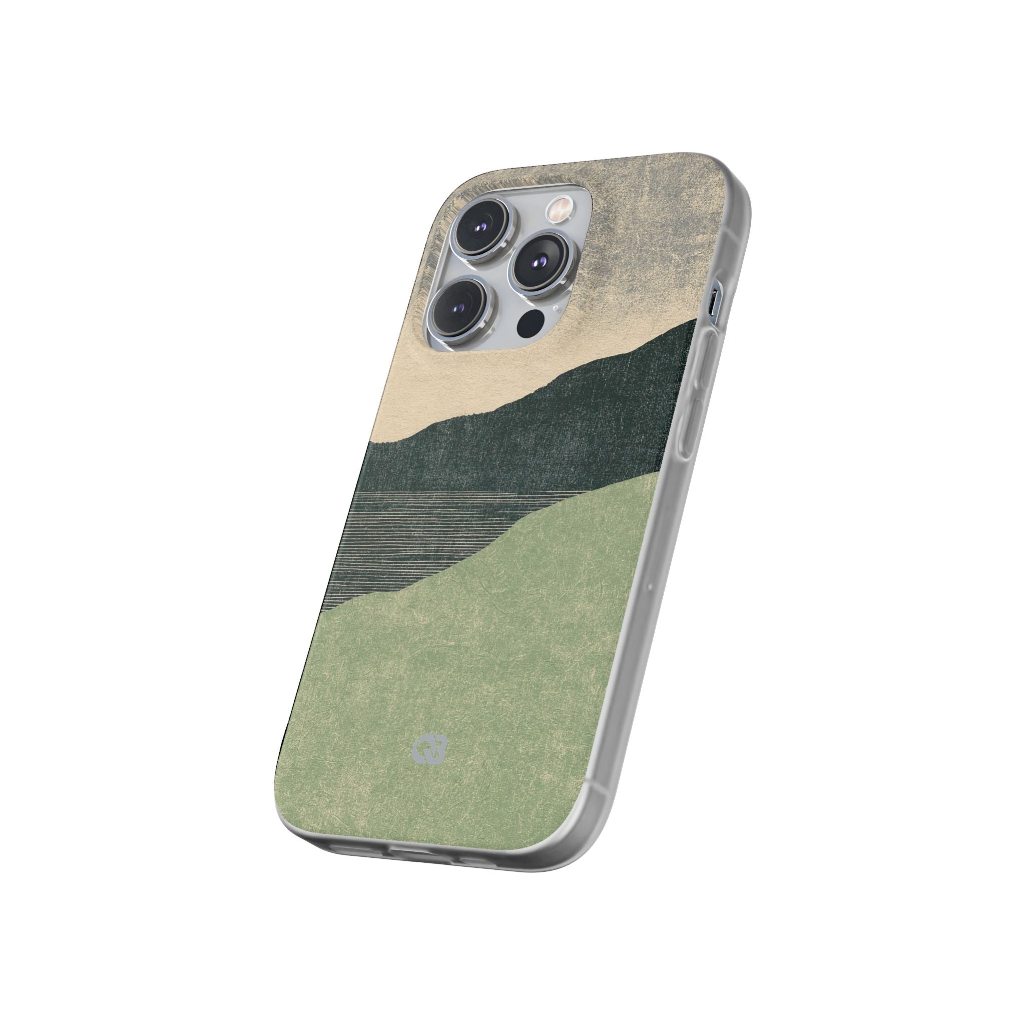 Green Lite Phone Case for iPhone - Moss Ridge Grain