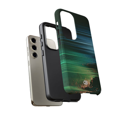 Digital Shoreline Drift · Tough Phone Case for Samsung · Teal
