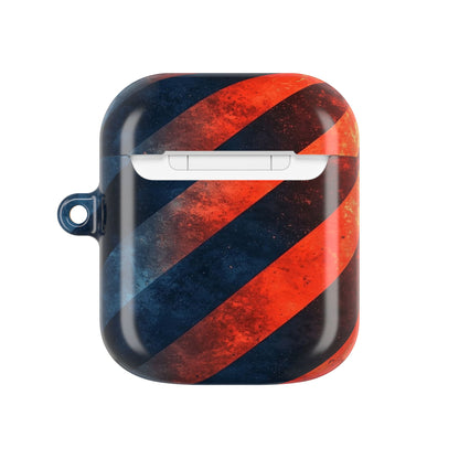 Diagonal Stripes Blaze - AirPods Case