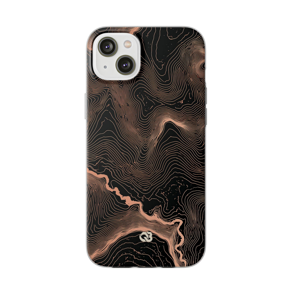 Mesa Elevation Contour · Lite Phone Case for iPhone ·  Black