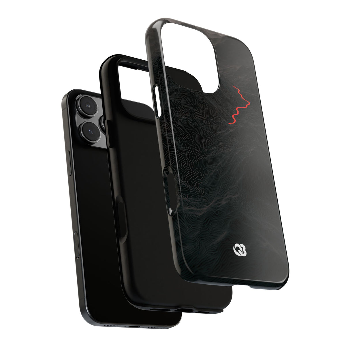 Crimson Ridge Pass · Tough Phone Case for iPhone · Black