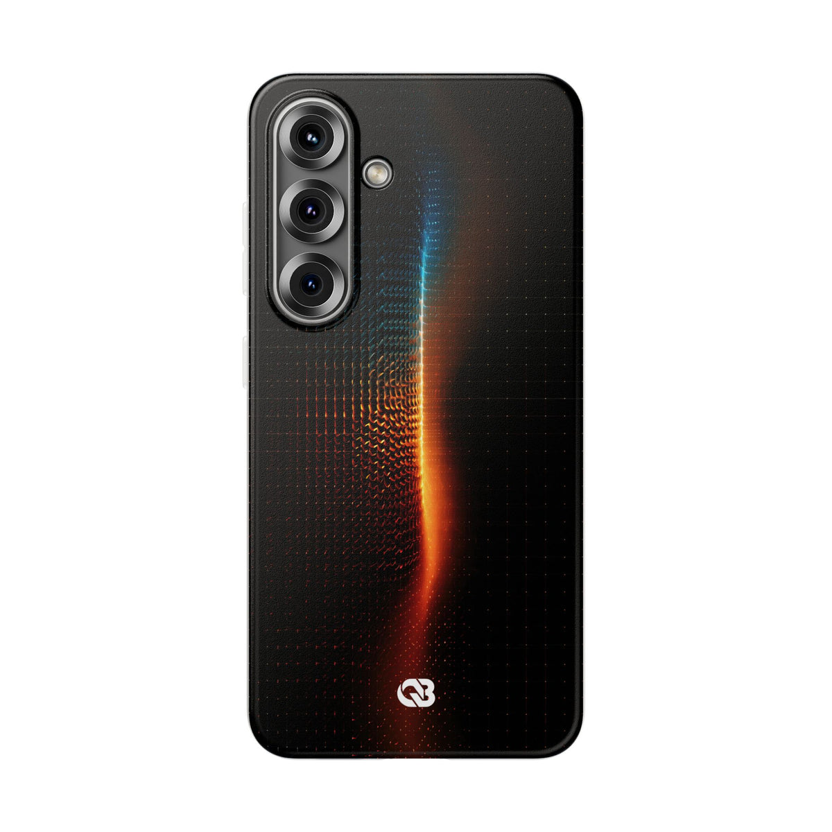 Luminous Refraction Grid · Lite Phone Case for Samsung · Black