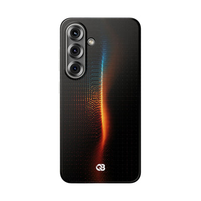Luminous Refraction Grid · Lite Phone Case for Samsung · Black