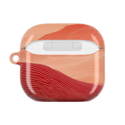Crimson Horizon · Hard Case for AirPods & AirPods Pro · Red