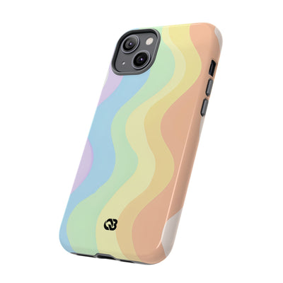 Pastel Ripple Flow · Tough Case na iPhone