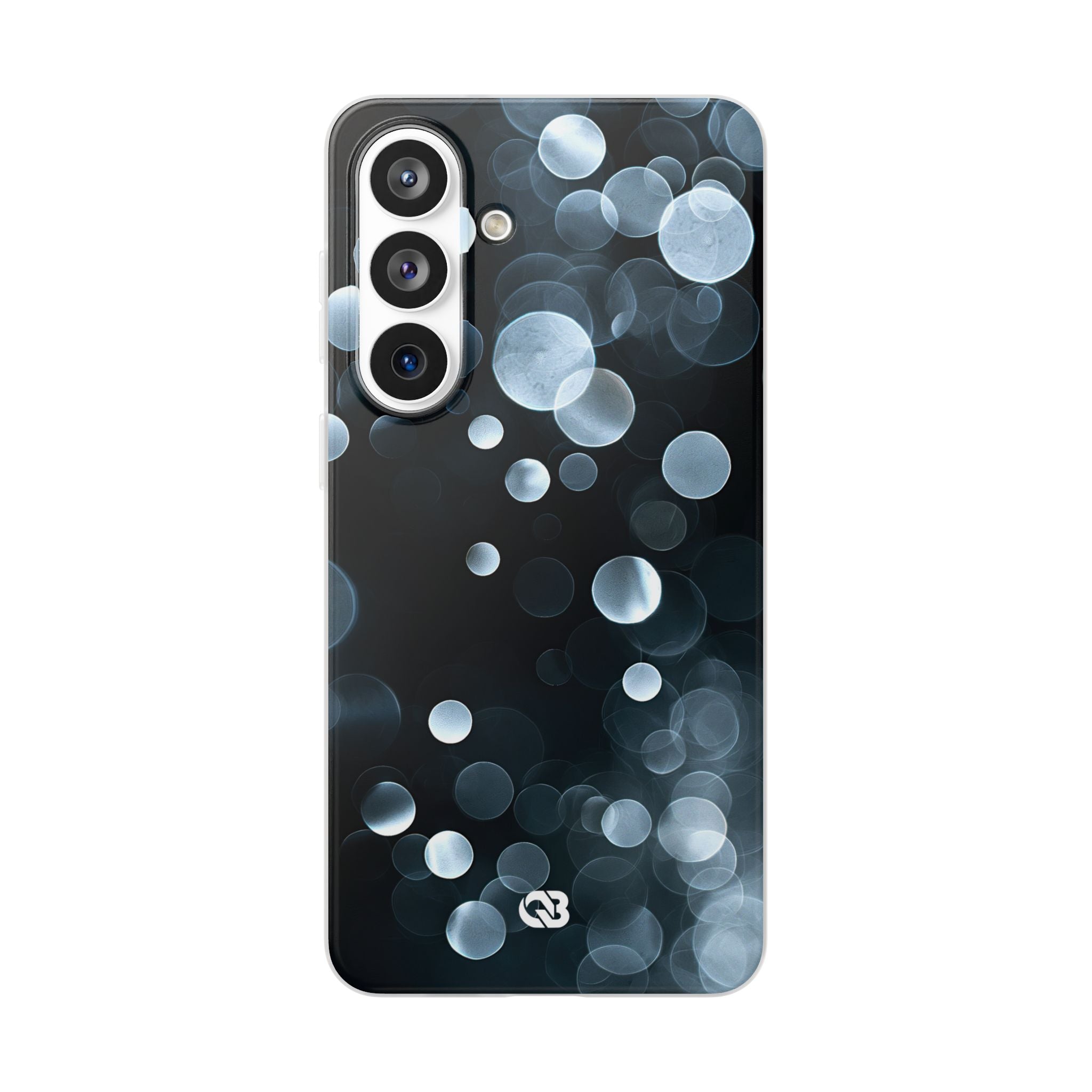 Black Lite Phone Case for Samsung - Silver Orbit Glow