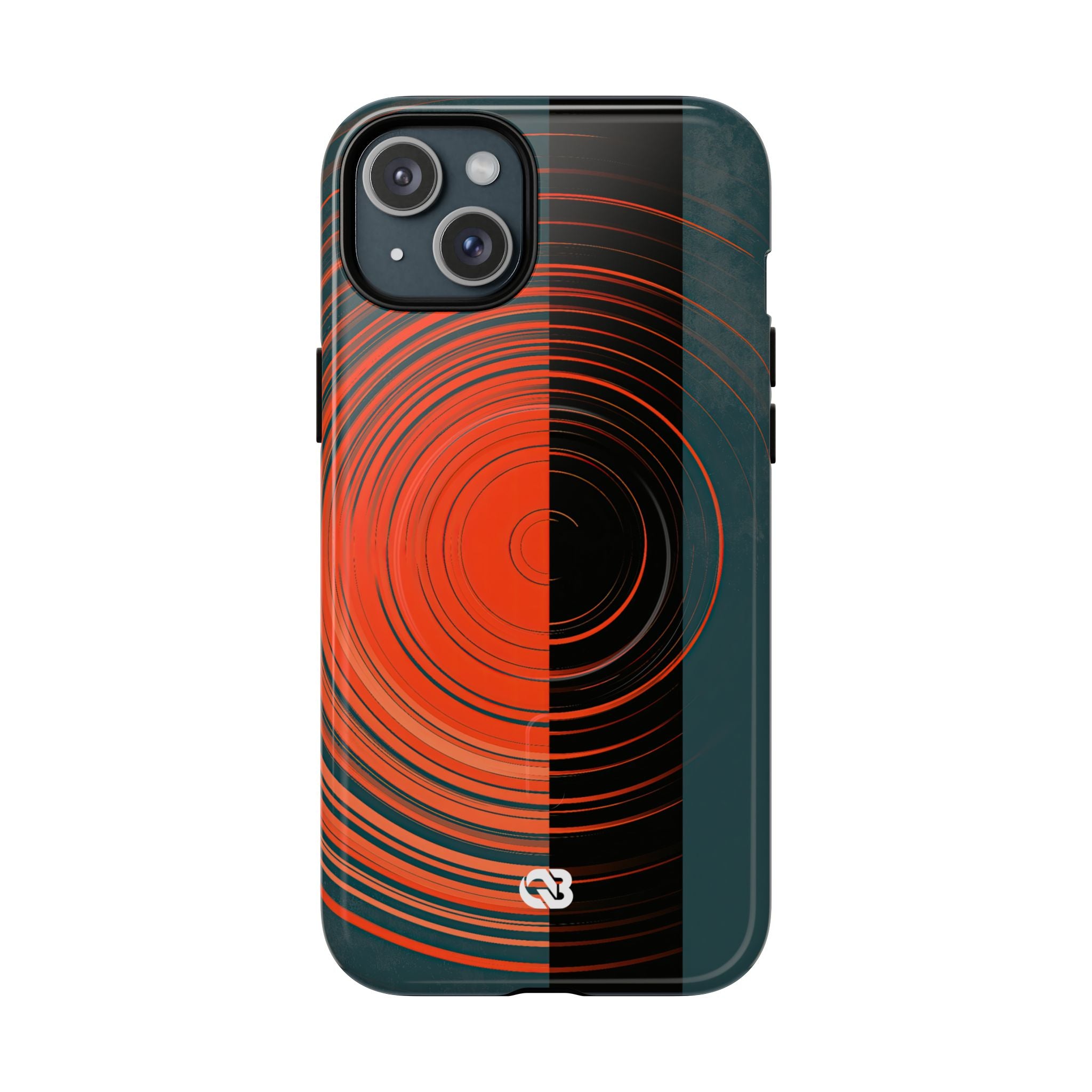 Teal Tough 2.0 Magsafe Phone Case for iPhone - Burnt Slate Radial