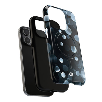 Black Tough 2.0 Magsafe Phone Case for iPhone - Silver Orbit Glow