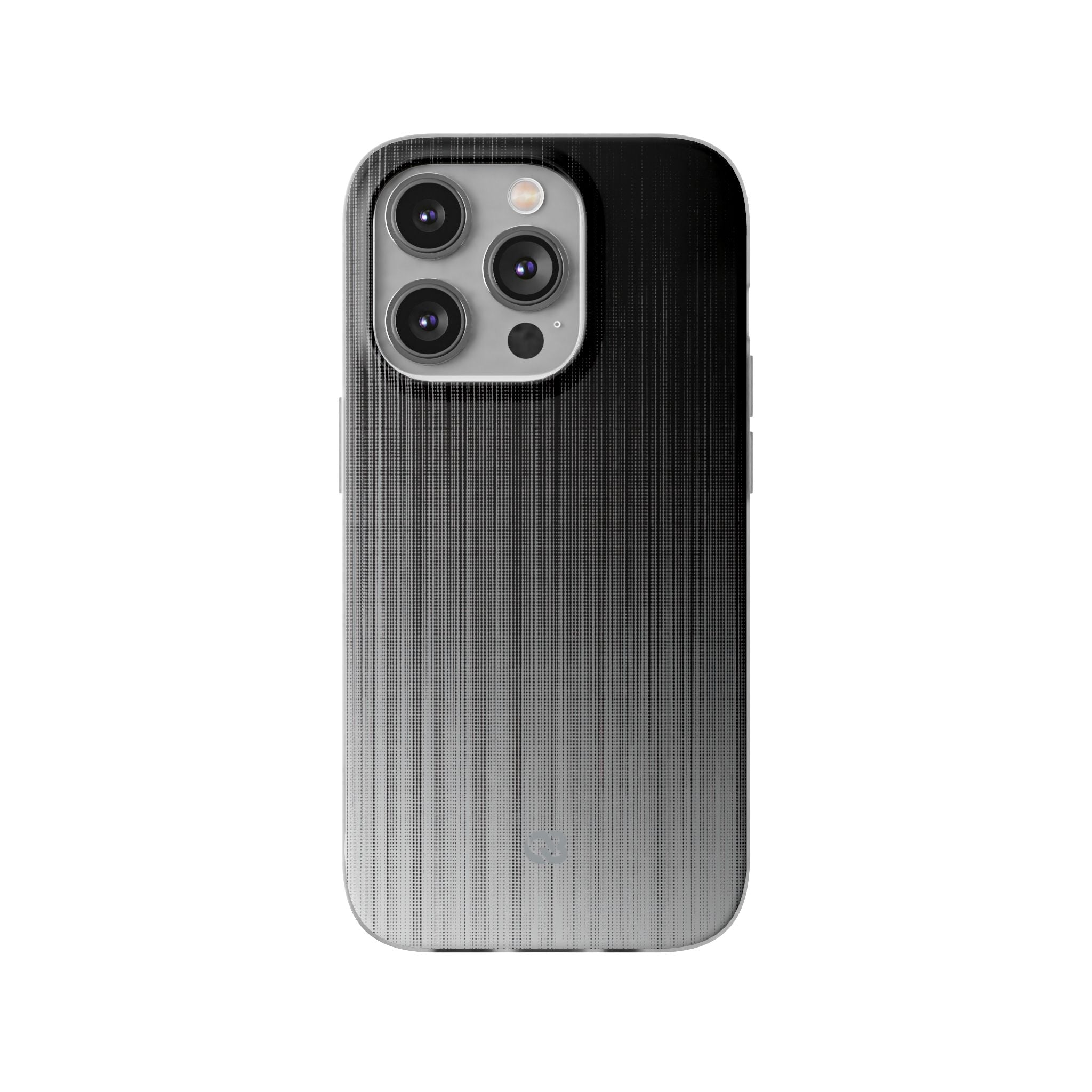 Grey Lite Phone Case for iPhone - Static Vertical Dither