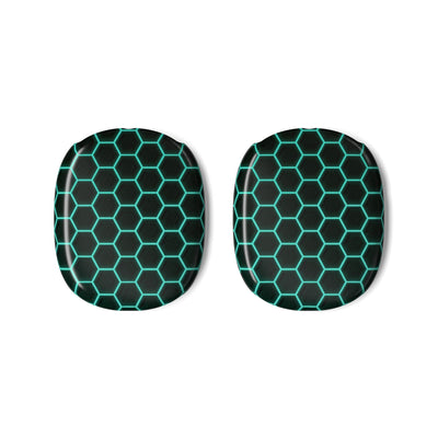 Neon Hex Spectrum · Hard Case for AirPods Max · Teal