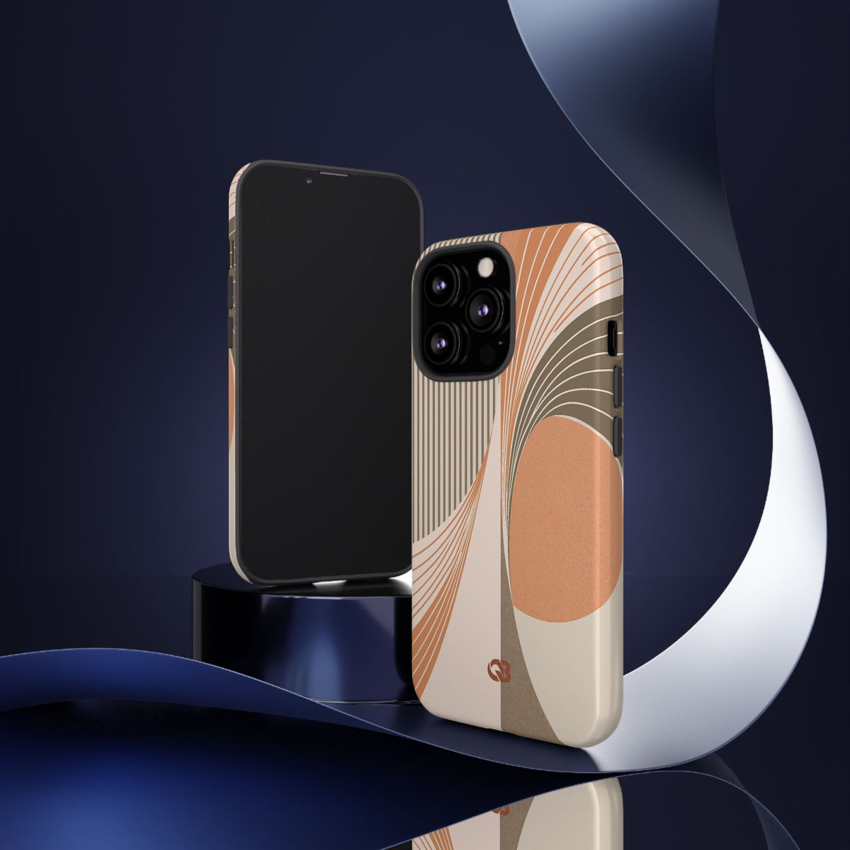 Terracotta Meridian · Tough Phone Case for iPhone · Orange