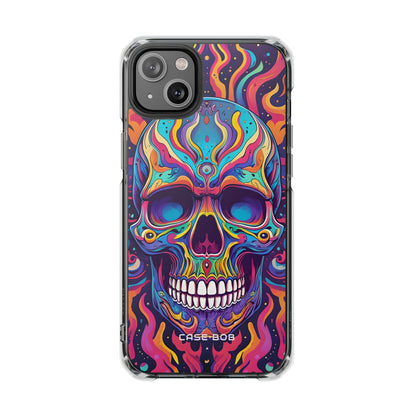 Flaming Skull iPhone 14 Plus Case - Impact