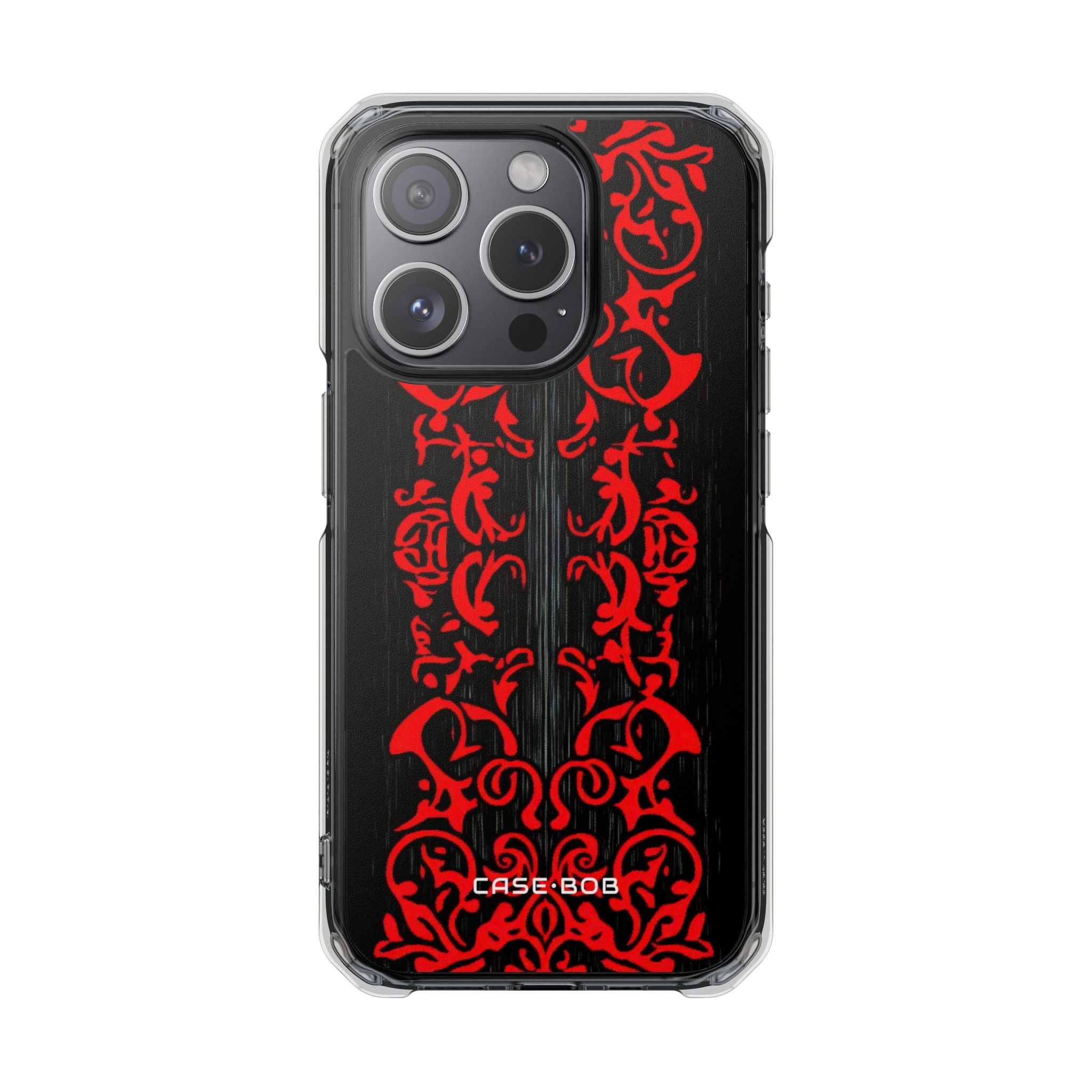 Crimson Spiral iPhone 15 Pro Case - Impact