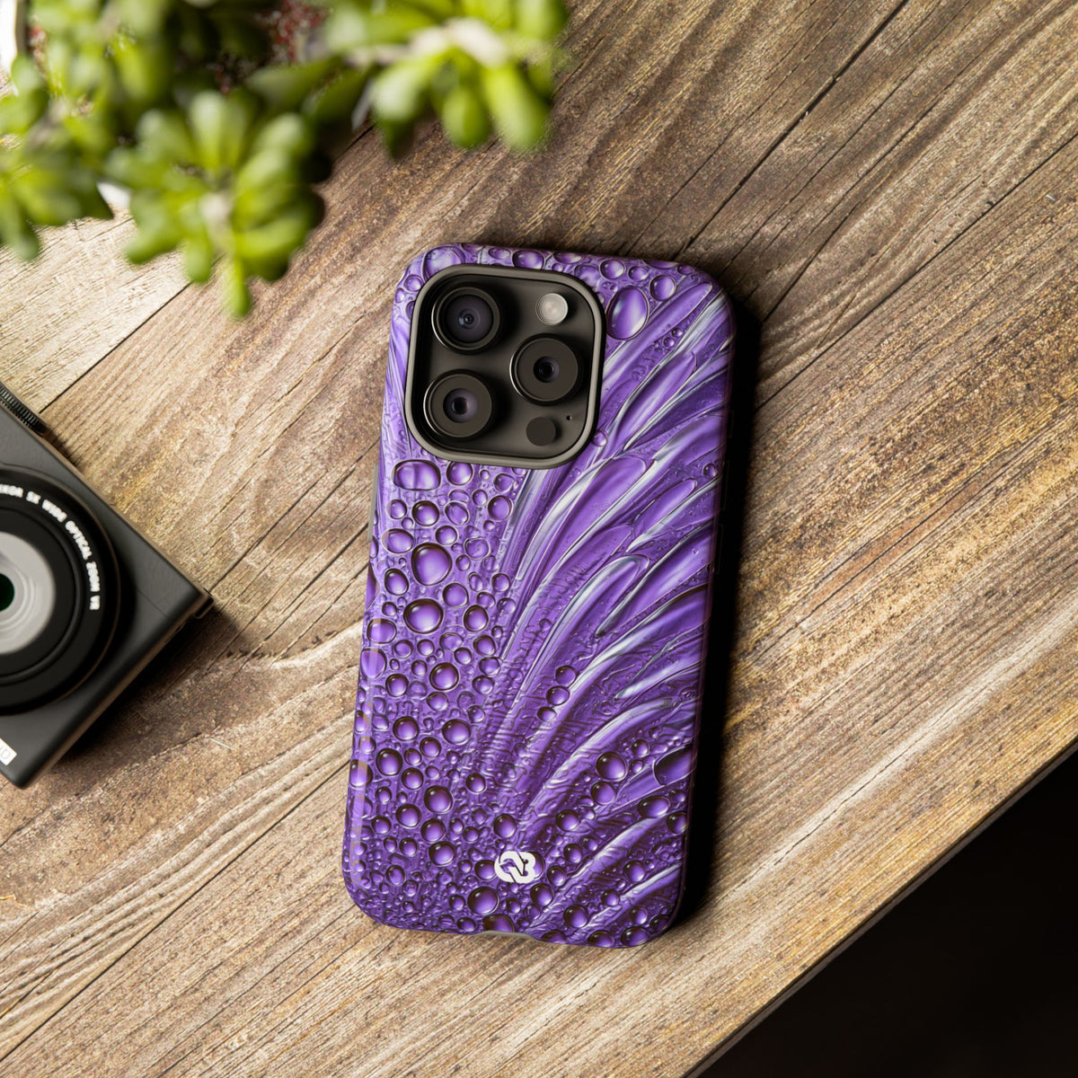 Violet Liquid Gel · Tough Phone Case for iPhone · Purple