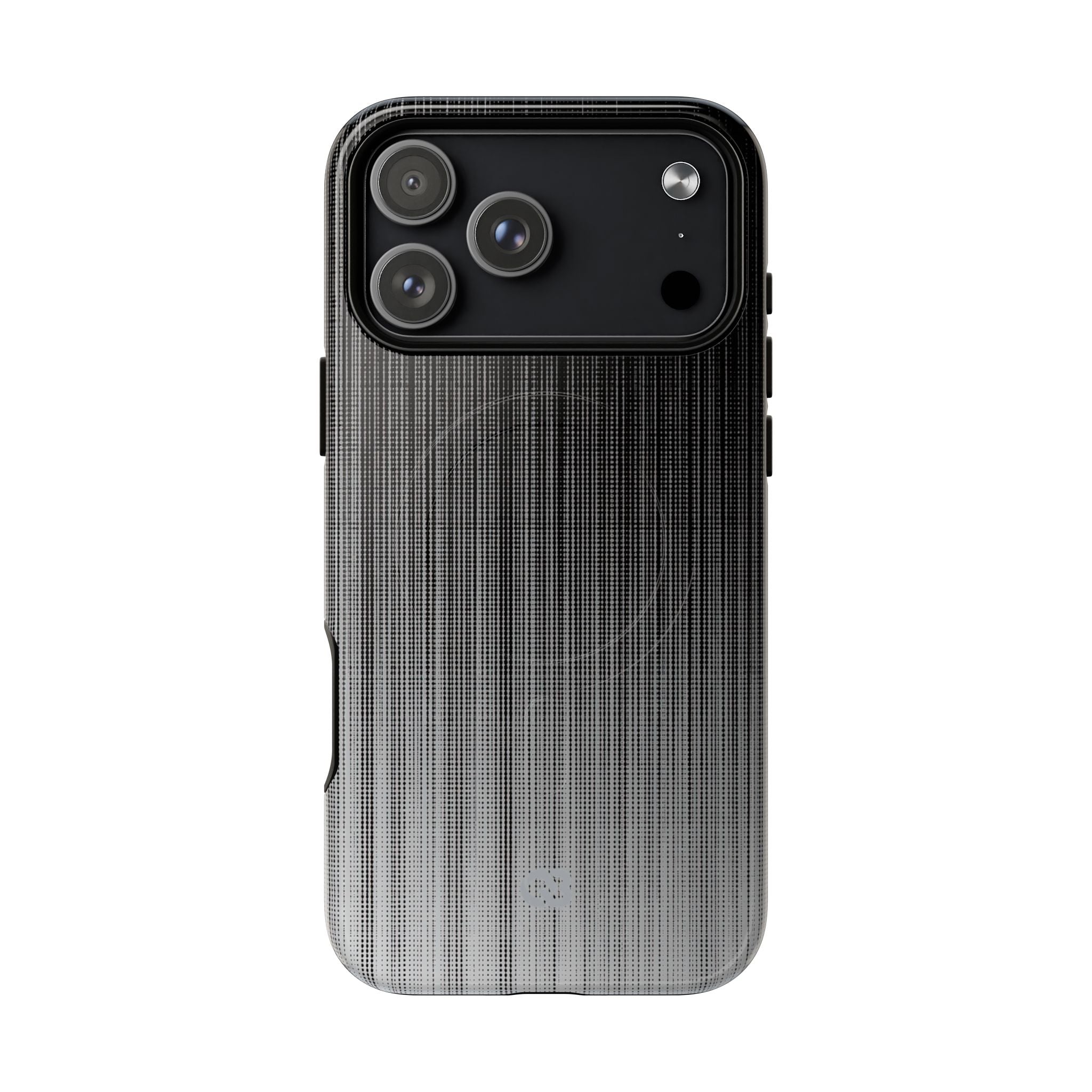 Grey Tough 2.0 Magsafe Phone Case for iPhone - Static Vertical Dither