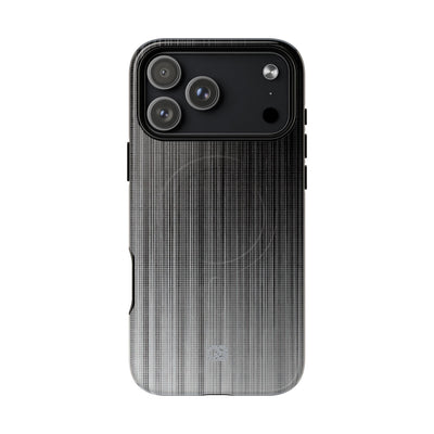 Grey Tough 2.0 Magsafe Phone Case for iPhone - Static Vertical Dither