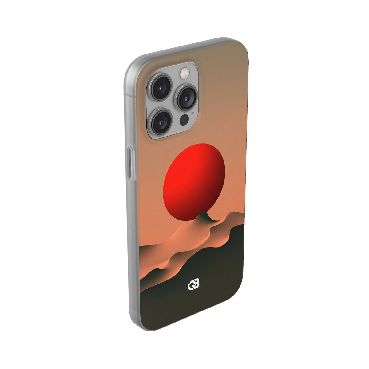 Crimson Sol Ridge · Lite Phone Case for iPhone ·  Red