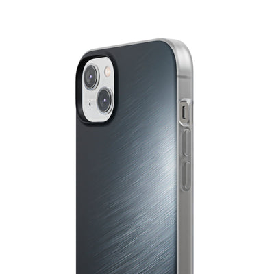 Brushed Obsidian Steel · Lite Phone Case for iPhone ·  Grey