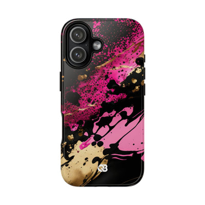 Magenta Liquid Gold · Tough Fundas para teléfono para iPhone