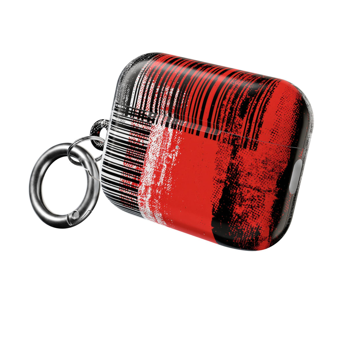 Distorted Barcode · Hard Case for AirPods & AirPods Pro · Black