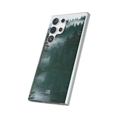 Green Lite Phone Case for Samsung - Misty Evergreen Mirror