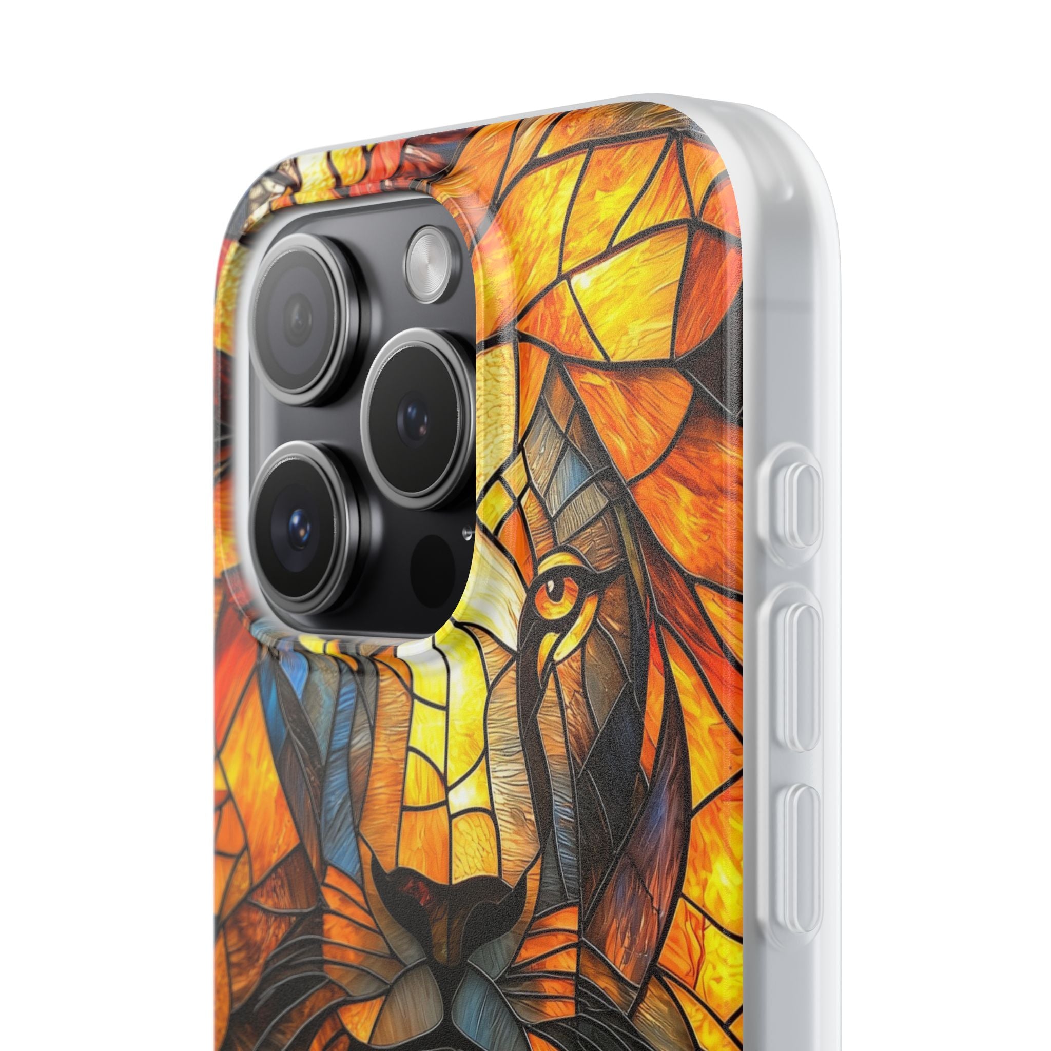 Lion Radiance iPhone 15 Pro Case - Soft