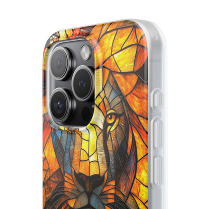 Lion Radiance iPhone 15 Pro Case - Soft