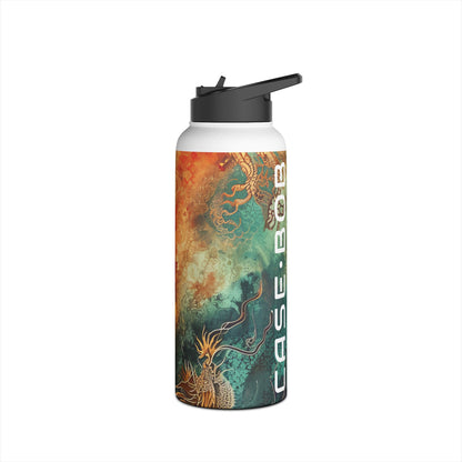 Golden Dragons Blaze - Stainless Steel Water Bottle