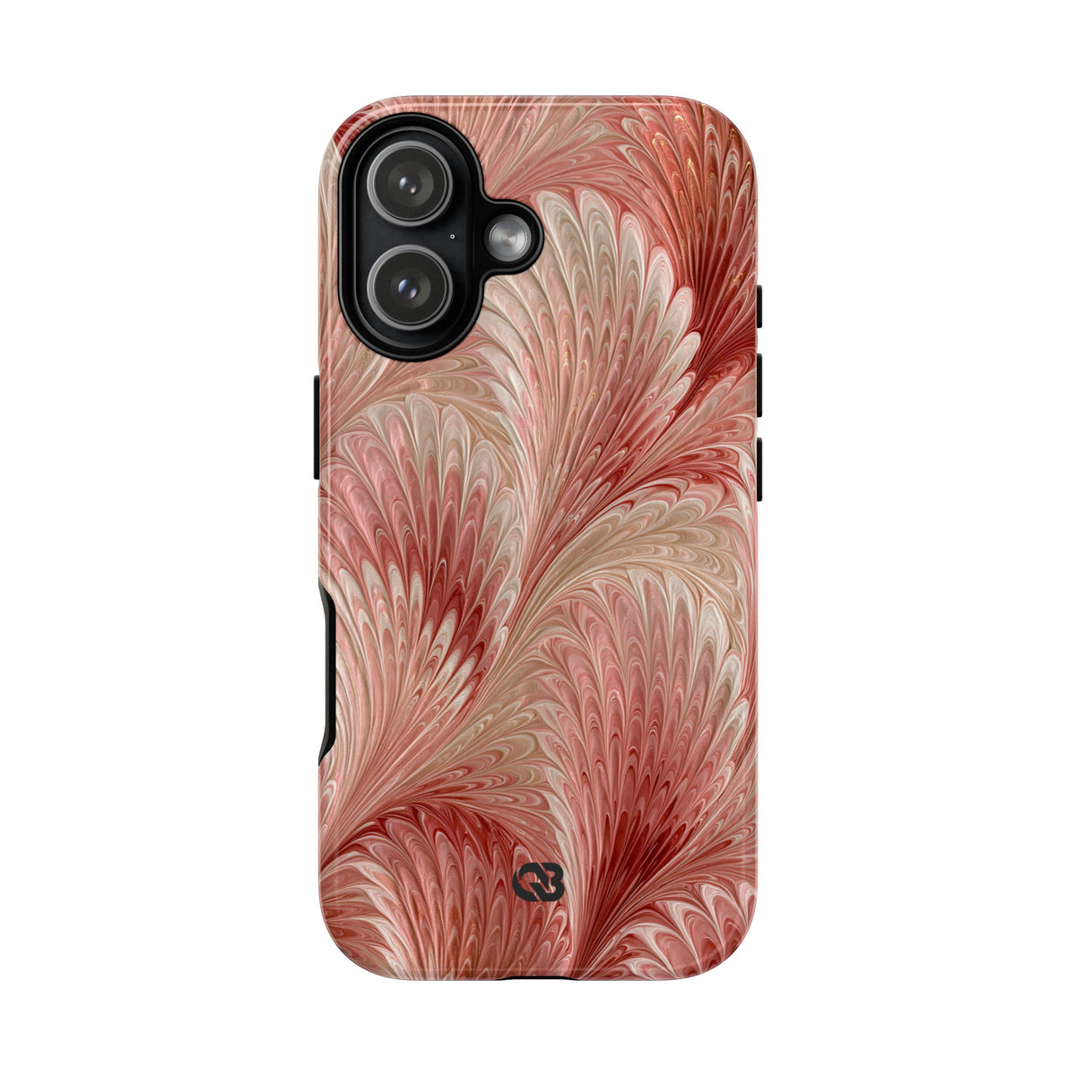 Blush Petal Plume · Tough Phone Case for iPhone · Pink