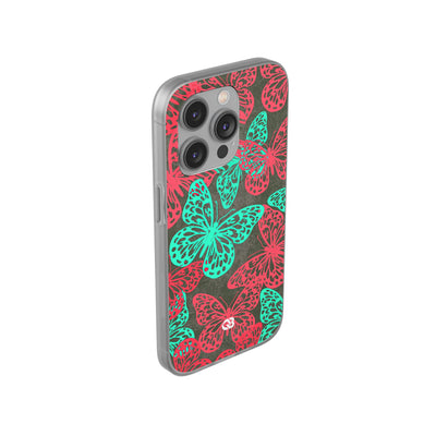 Electric Papillon · Lite Phone Case for iPhone ·  Pink