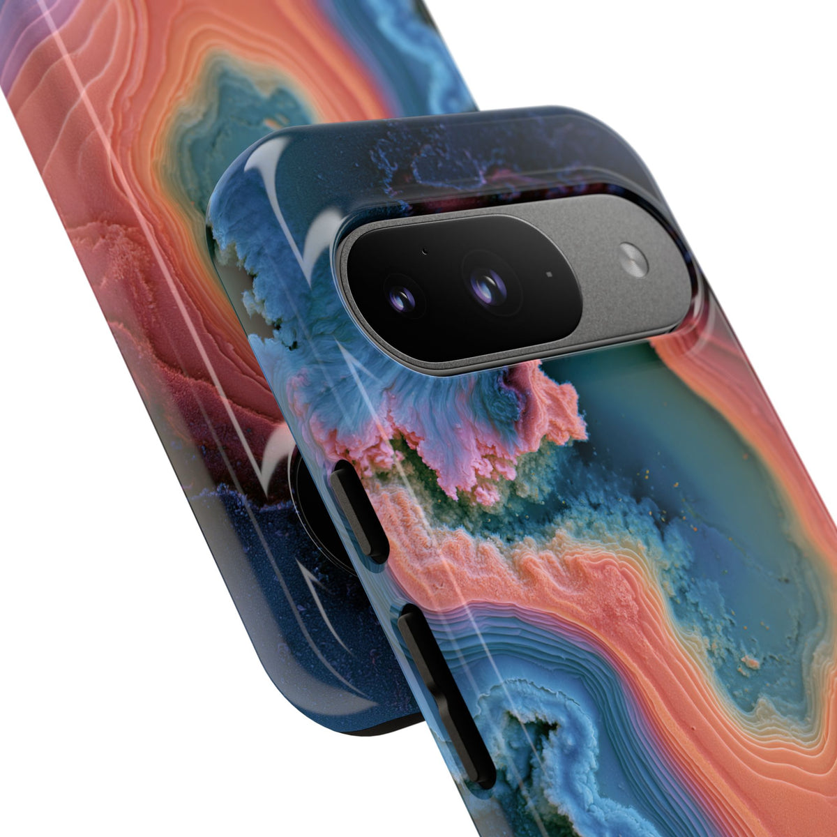 Luminous Resonance · Tough Phone Case for Pixel ·  Blue