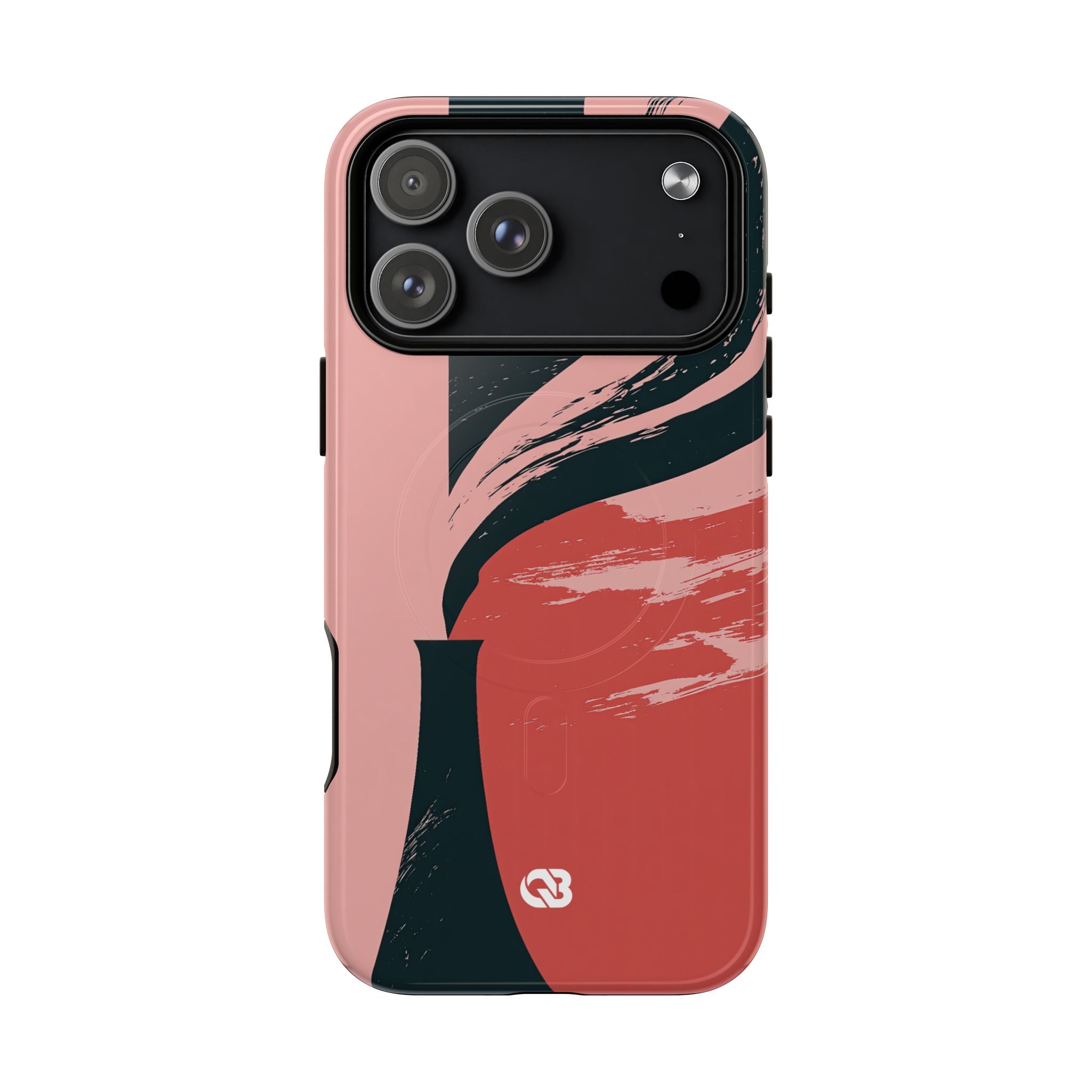 Pink Tough 2.0 Magsafe Phone Case for iPhone - Cinder Rose Plume