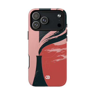 Pink Tough 2.0 Magsafe Phone Case for iPhone - Cinder Rose Plume