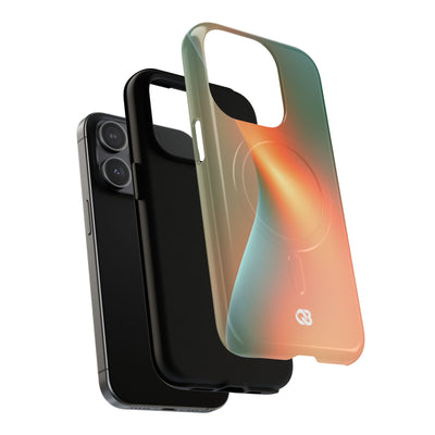 Radiant Contour · Tough 2.0 Magnetic Phone Case for iPhone · Orange